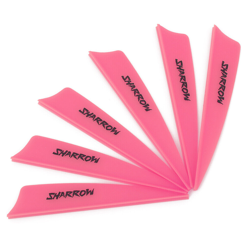 50pcs 3" Archery Arrow Feather Rubber Vanes Fletching Fletches Bow Arrow Shaft DIY